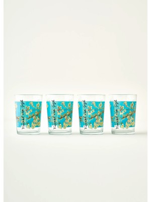 Bella Maison Van Gogh Almond Blossom Meşrubat Bardağı 4’lü Turkuaz (510 Cc)