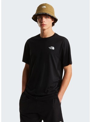 The North Face NF0A8GUZJK31-M Mountaın Sketch Slee Siyah Yuvarlak Regular Fit Düz Erkek T-Shirt