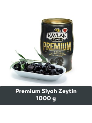 Kavlak Zeytin Kavlak Premium Siyah Zeytin 1 kg Teneke Doğal Zeytin Lezzetiyle Sofralarınıza Geliyor