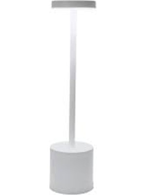 Wızard NOAS-YL86-1238-MIDILLI Masa Lambası Şarj Edilebilir Whıte- 3 Renk Işık