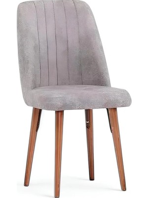 Kaktüs Avm Kare Gold Sandalye - Açık Gri - 1 Adet