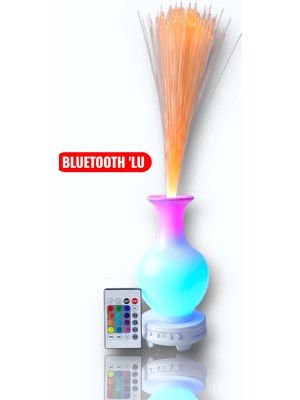 Generic Rgb Bluetooth/kumanda Kontrollü Renkli Lamba - Atmosfer Işığı-Sesli Hoparlör