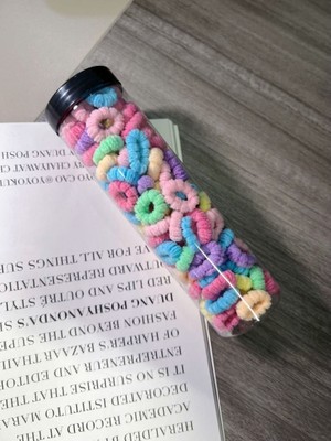 Ugly Duck Tırtıklı Havlu Lastik Toka Silindir Kutu - Çok Renkli