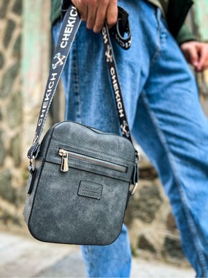 Erdo Ticaret CH102 - Stealht Kare Erkek Çanta Antrasıt