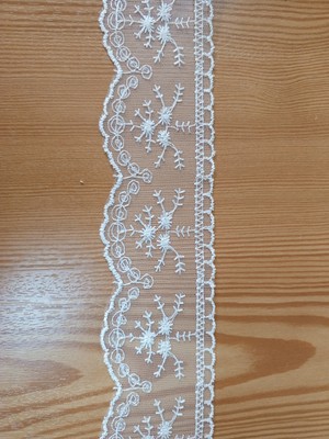 Dantel Krem Güpür - 9 mt (1 Top)