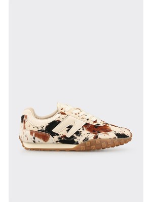 Elle Multi Hayvan Desenli Deri Kadın Spor Ayakkabı