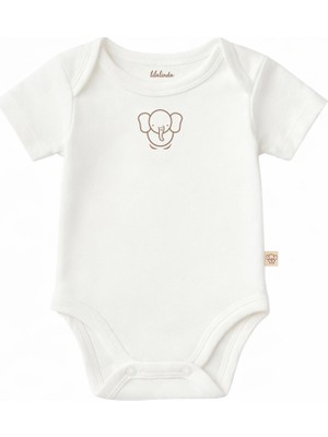 Lilalinda %100 Pamuk Bebek Body&zıbın Kısa Kol