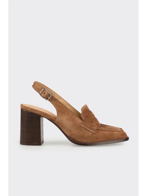 Elle Naturel Deri Kadın Klasik Ayakkabı