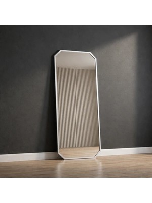 Aypars Atölye Modern Gümüş Çerçeveli Banyo Aynası 120X40 cm – Minimalist Dekoratif Duvar Aynası Modelleri