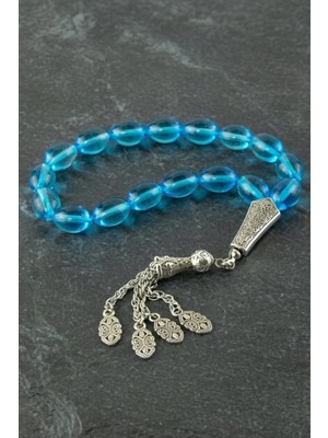 Lowell Home Ieg Oval Kesim Cam Tesbih Ürün Boyu 10*14 mm LWLBJT-RSIEG327