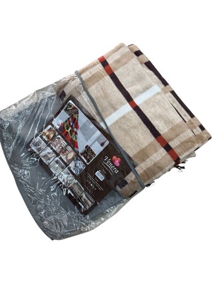 Özyün %100 organik Pamuk , Battal Boy Estetik Battaniye 200 x 220