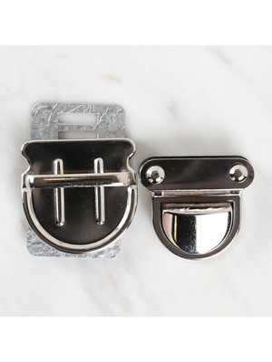 Hsc Bilişim Metal Çanta Kilidi Gümüş