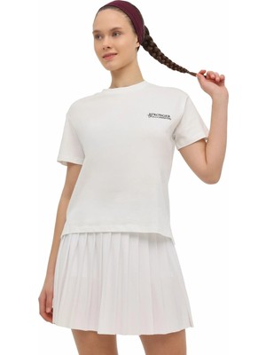 Lumberjack Wb 11ANNA-T 6fx Ekru Kadın Kısa Kol T-Shirt