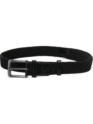 Lumberjack Gm Bsc Lastık Org 6fx Siyah Erkek Kemer