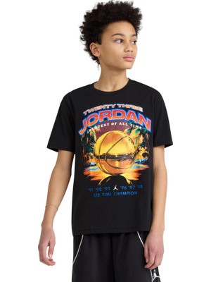 Nike Nıke Jordan Mj Venıce Beach Hoops Ss Tee Erkek Çocuk Tişört 95F850