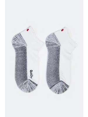 Katia & Bony 2'li Paket Erkek Golf Patik Çorap Beyaz/beyaz