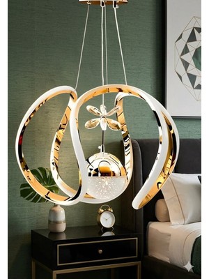 Lzy Avize Store Tek Toplu Amissos Gold Avize – Salon, Yemek Masası, Mutfak, Antre ve Çocuk Odası Aydınlatma