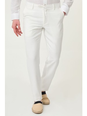 MCR Kırçıllı Slim Fit Ipli Beli Lastikli Erkek Pantolon
