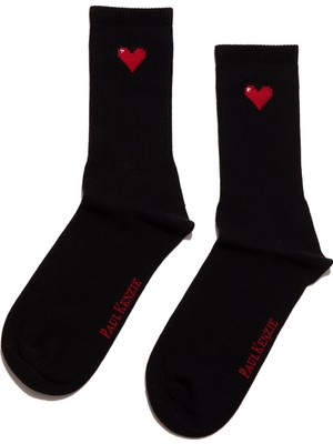 Paul Kenzie Valentine Collection - Soket Çorap - Pixel Love