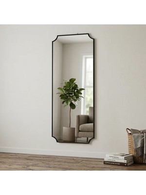 Aypars Atölye Modern Boy Aynası 40X120 cm – Minimalist Siyah Çerçeveli Dekoratif Duvar Aynası 2026 Trend