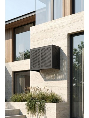 Liccia Klima Motoru/dış Ünite Gizleme/koruma Kafesi M 18000 Btu - 24000 Btu 110X56X85(H) Alüminyum Square