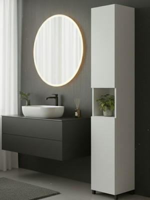 Freehome Premium Mdf Ürün Slim Fit Modo Dolap Uzun Kiler Banyo Mutfak Organizer Düzenleyici Dar Alan