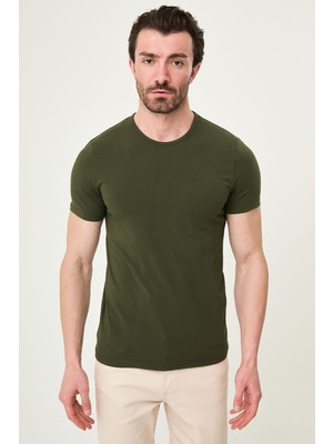 MCR Düz Super Slim Fit Bisiklet Yaka Basic Erkek T-Shirt