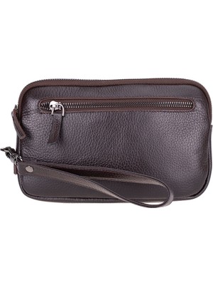 BloominBag Majeste Nude Buff Brown Curated Deri Clutch Bag