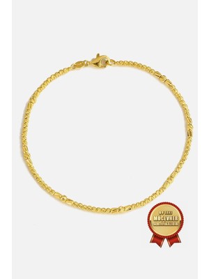 Meks Jewels Mikron Altın Kaplama 925 Ayar Gümüş Dorika Bileklik