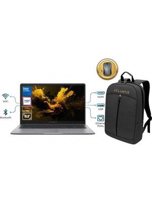 Asus Expertbook P1 P1503CVA ATL44 Core 7 240H 16GB Ram 256GB SSD 15.6'' Fdos Notebook + Çanta&mouse