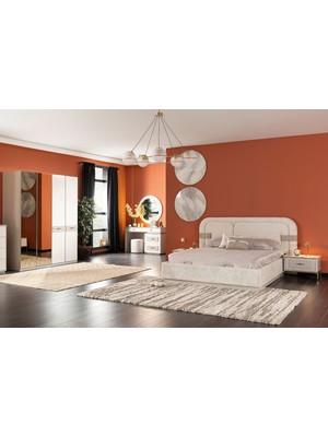 Doressa Boden 4 Kapılı Yatak Odası Takımı