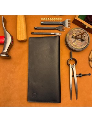 Bi Deri Bideri Trıpolıs Hakiki Deri Mıknatıslı Fonksiyonel Cüzdan Antrasit