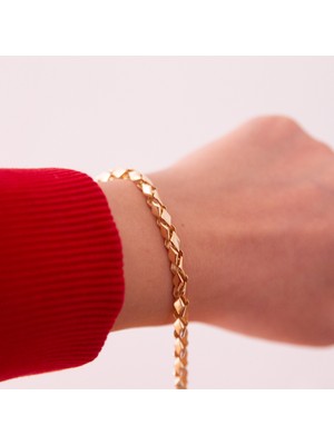 Adil İdil Kuyumculuk 14 Ayar Altın Gurmet Bileklik