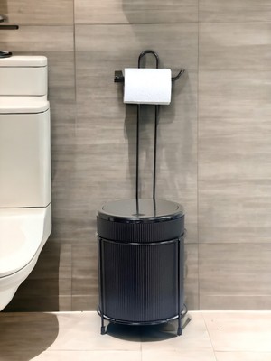Çöp Kovalı Banyo Wc Kağıtlık - Tuvalet Kağıtlığı