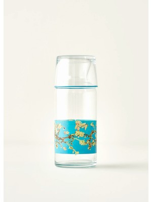 Bella Maison Van Gogh Almond Blossom Turkuaz Karaf 700 Cc Cam Malzeme ile Şık Sunum