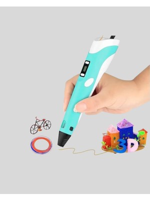 TeknoKapsül 3D Kalem Ergonomik ve 1.75 mm Filament Destekli Fdm Yazıcı Kalemi