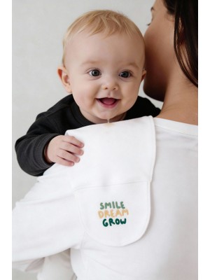 Agula %100 Pamuk 2’li Bebek Ağız Mendili ve Sırt Ter Bezi