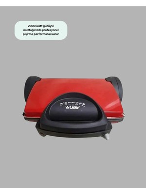 TeknoKapsül Kompakt Izgara ve Tost Makinesi – Çıkarılabilir Plaka, Döküm Gövde