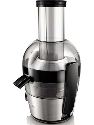 Philips HR1863/20 Viva Collection 800 W Güçlü Katı Meyve Sıkacağı 2 lt Siyah Renk ile Hızlı Temizlik