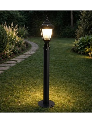 137 cm Kare Direkli Bahçe Armatürü - Bahçe Lambası