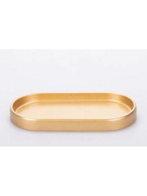 Selim Tiny Oval Tepsi Altın