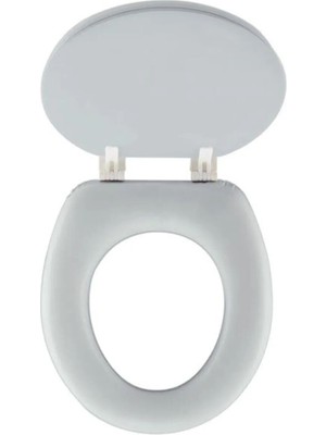 MiraLive Lüks Klozet Kapağı Desenli Düz Kalın Süngerli ROYALEKS-14054