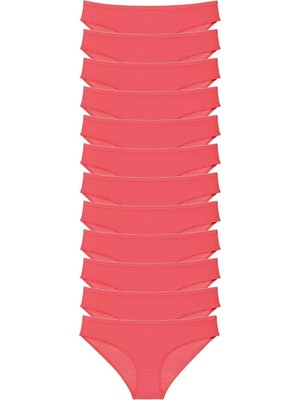 Miray Life 12 Adet Süper Eko Set Likralı Kadın Slip Külot Fuşya