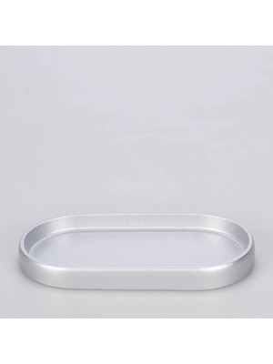 Selim Tiny Oval Tepsi Gümüş