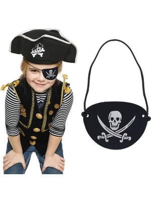 Mey Ithalat® Ithal Vinleks Deri Korsan Göz Bandı - Lastikli &amp; Yumuşak