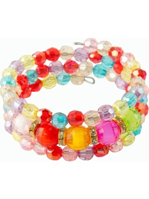 Renkli Helezon Boncuk Çocuk Bileklik