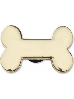 Jibbitz Gold Dog Bone Unisex Renkli Jibbitz 10012309-1