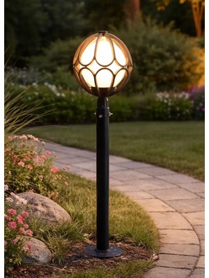 96 cm Papatya Direkli Bahçe Armatürü - Bahçe Lambası