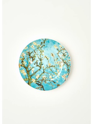 Bella Maison Van Gogh Almond Blossom Porselen Pasta Tabağı Turkuaz (19 Cm)