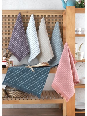 D'niss Home 40*60 %100 Pamuk 6'lı Mutfak Havlusu